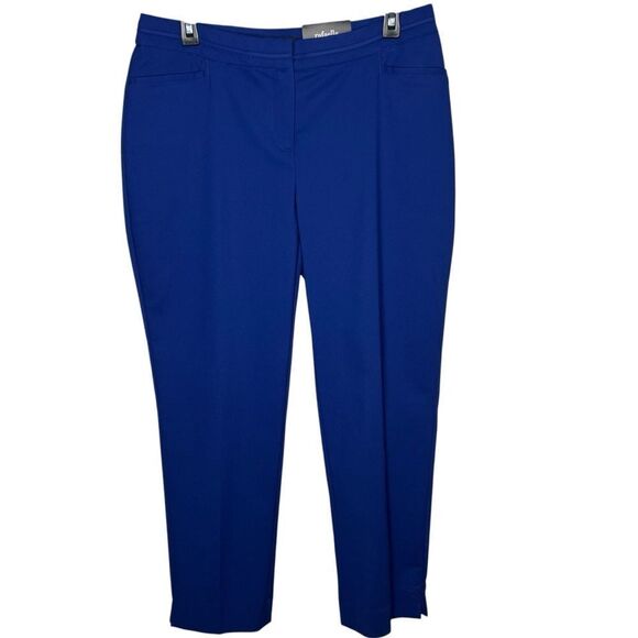 New! Rafaella Classic Slimming Ankle Length Women’s Dress Trousers Pants Sz 8 - Picture 1 of 14